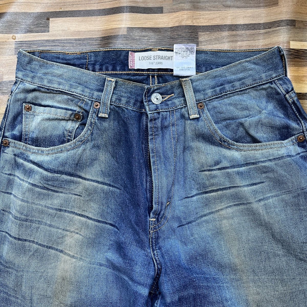 Levi's Vintage Clothing Vintage Levi's 569 Loose Straight Baggy Faded Size US 29 - 5 Thumbnail