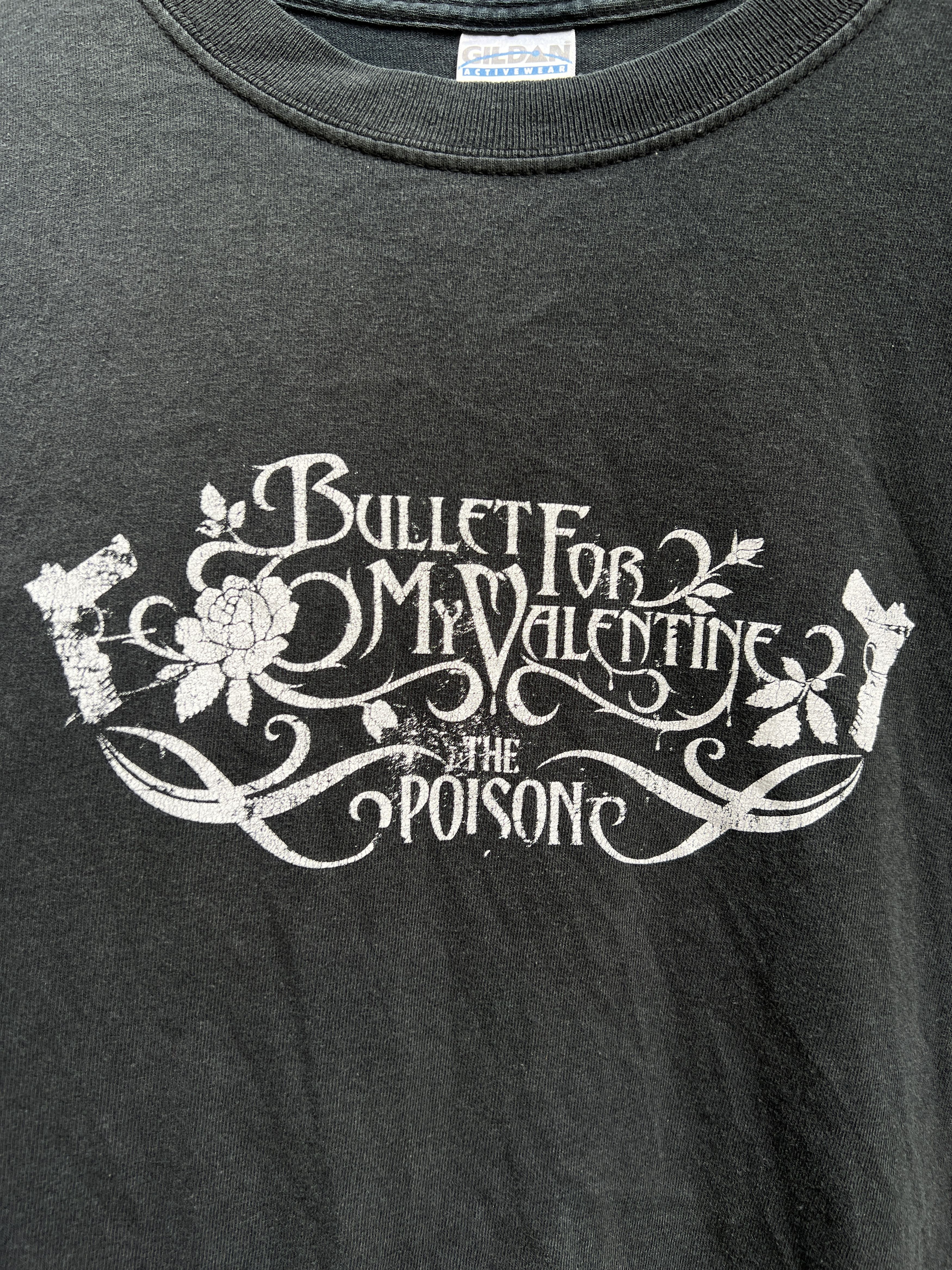 Band Tees × Vintage Vintage 2000s Bullet For My Valentine The Poison T-shirt Size US L / EU 52-54 / 3 - 4 Thumbnail