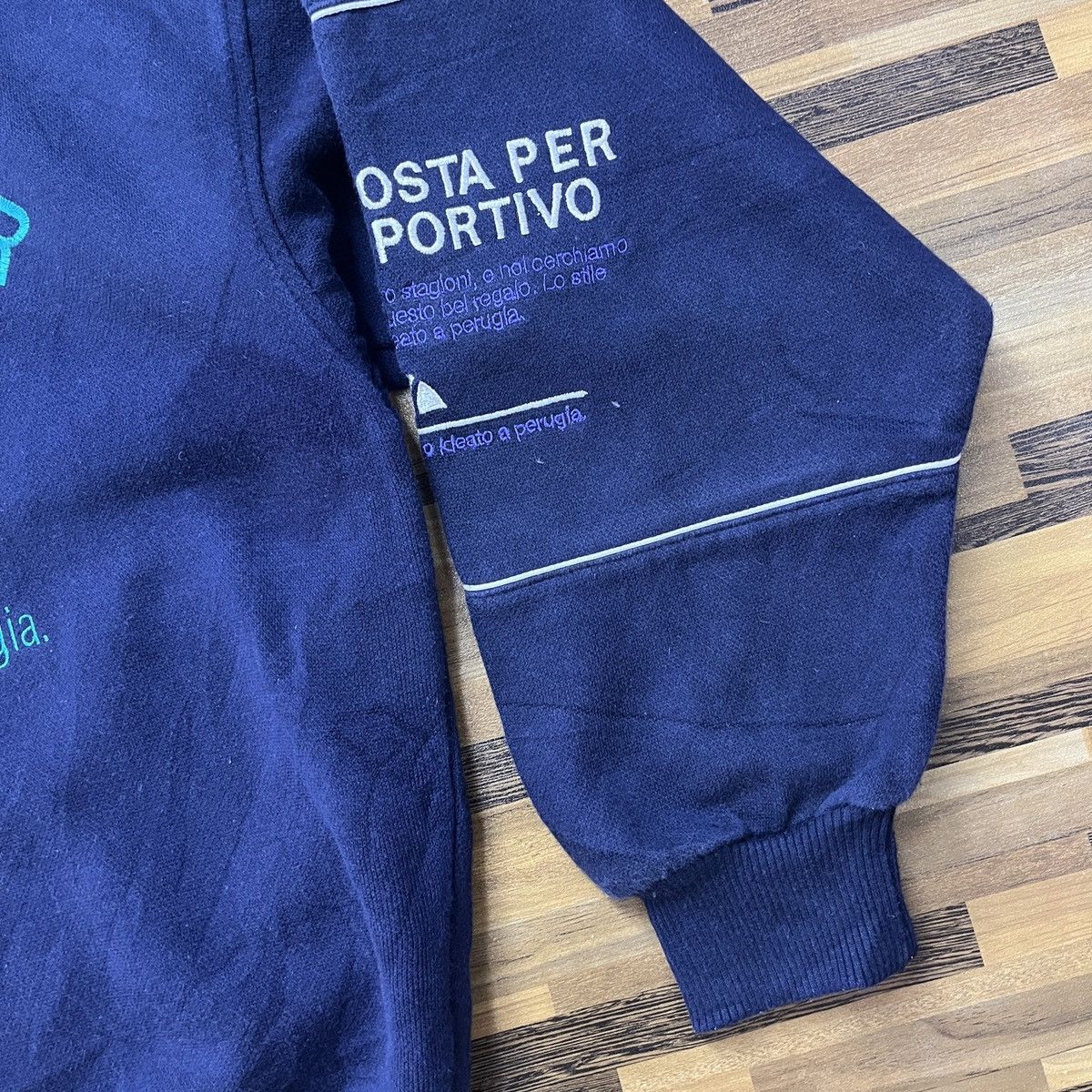 Ellesse × Vintage Vintage 90s Ellesse Sweater Big Logo Embroidered Size US L / EU 52-54 / 3 - 9 Thumbnail