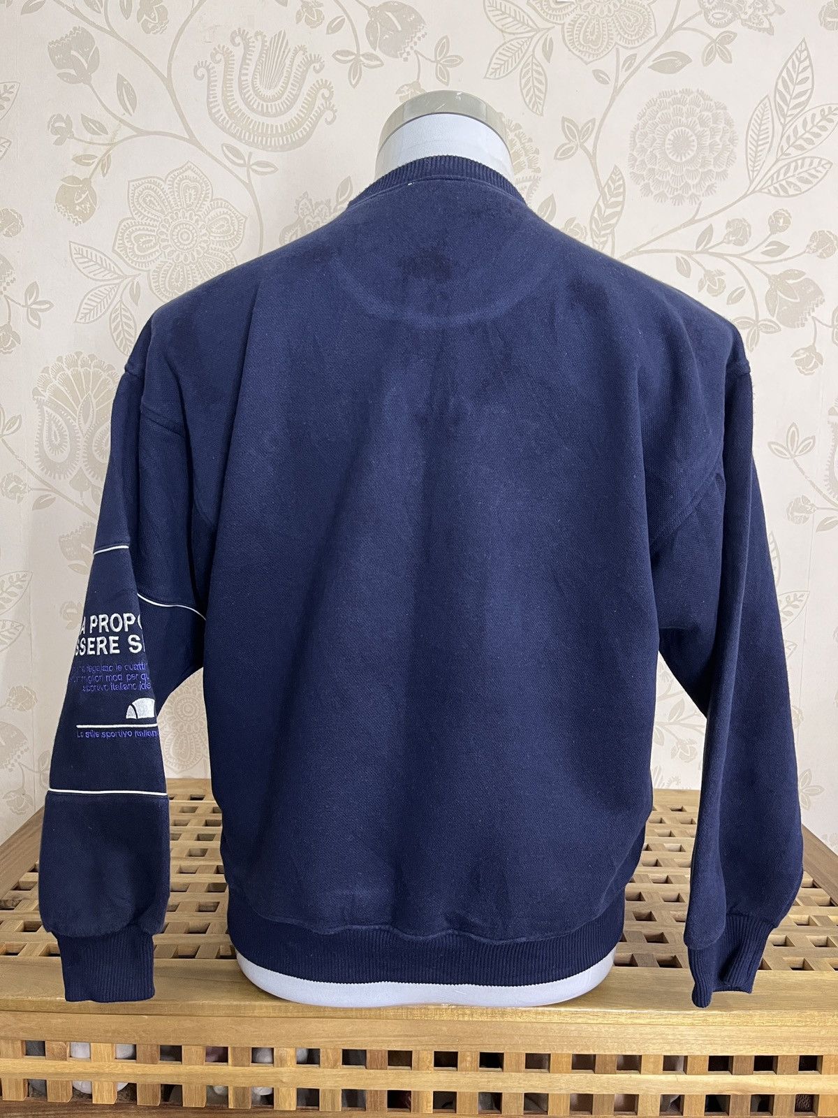 Ellesse × Vintage Vintage 90s Ellesse Sweater Big Logo Embroidered Size US L / EU 52-54 / 3 - 2 Thumbnail