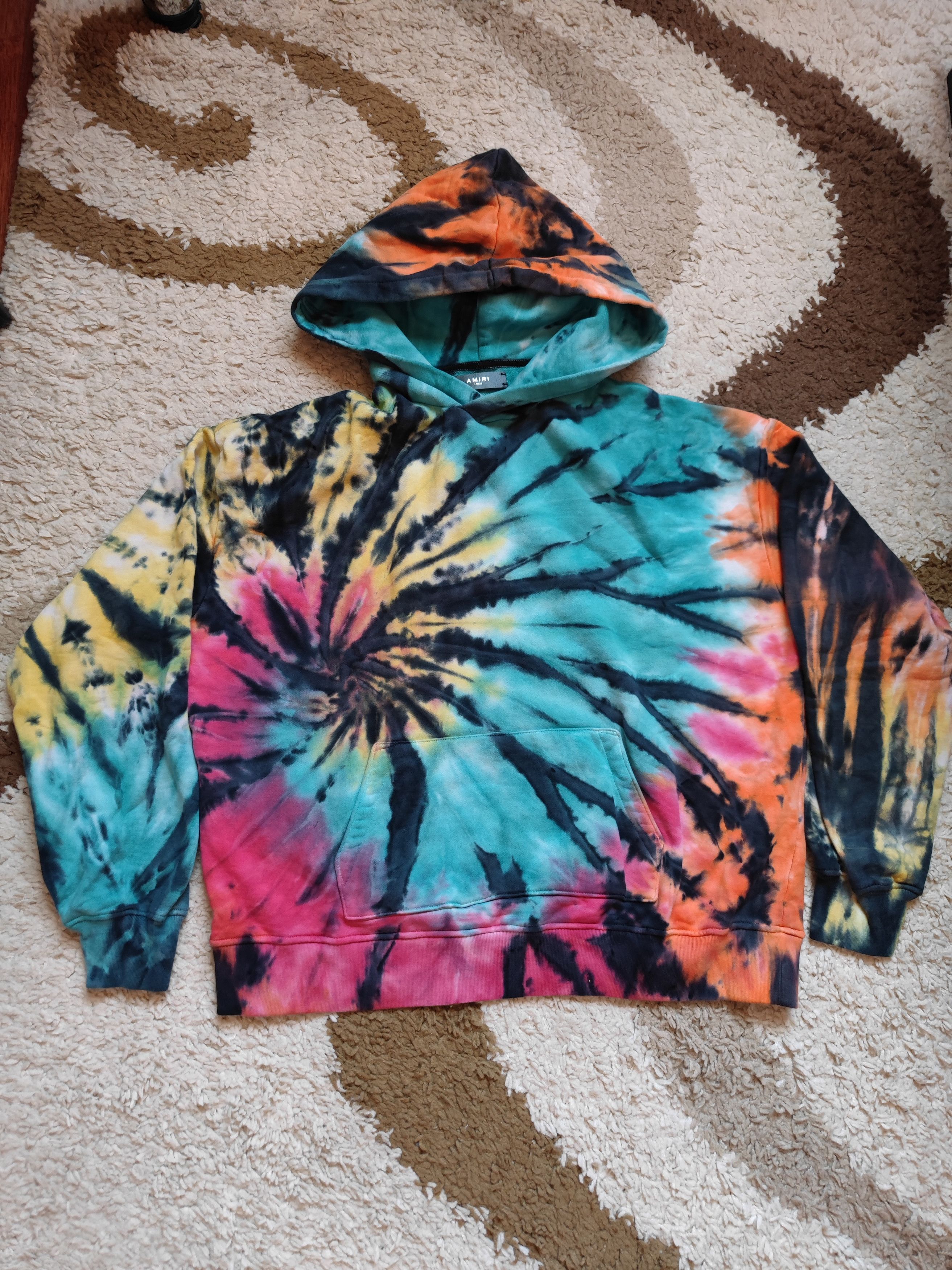 Amiri Amiri reverse tie dye hoodie Grailed