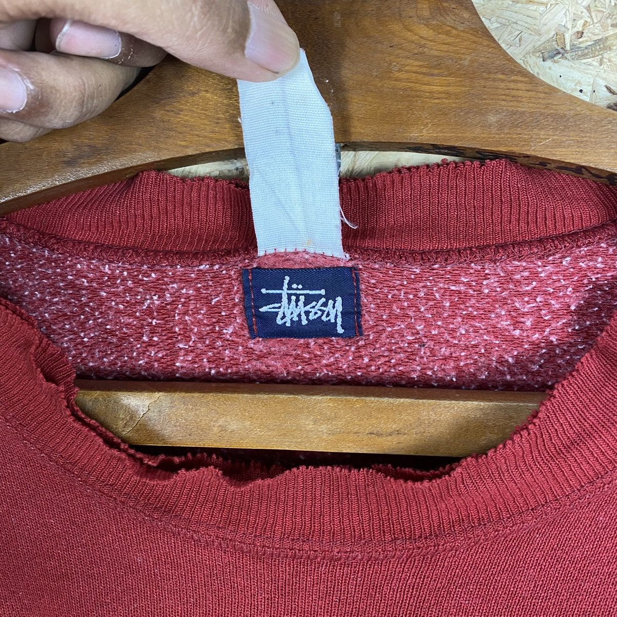 Stussy × Vintage VINTAGE MADE IN USA STUSSY WORN CONDITION SWEATSHIRT Size US XL / EU 56 / 4 - 8 Thumbnail