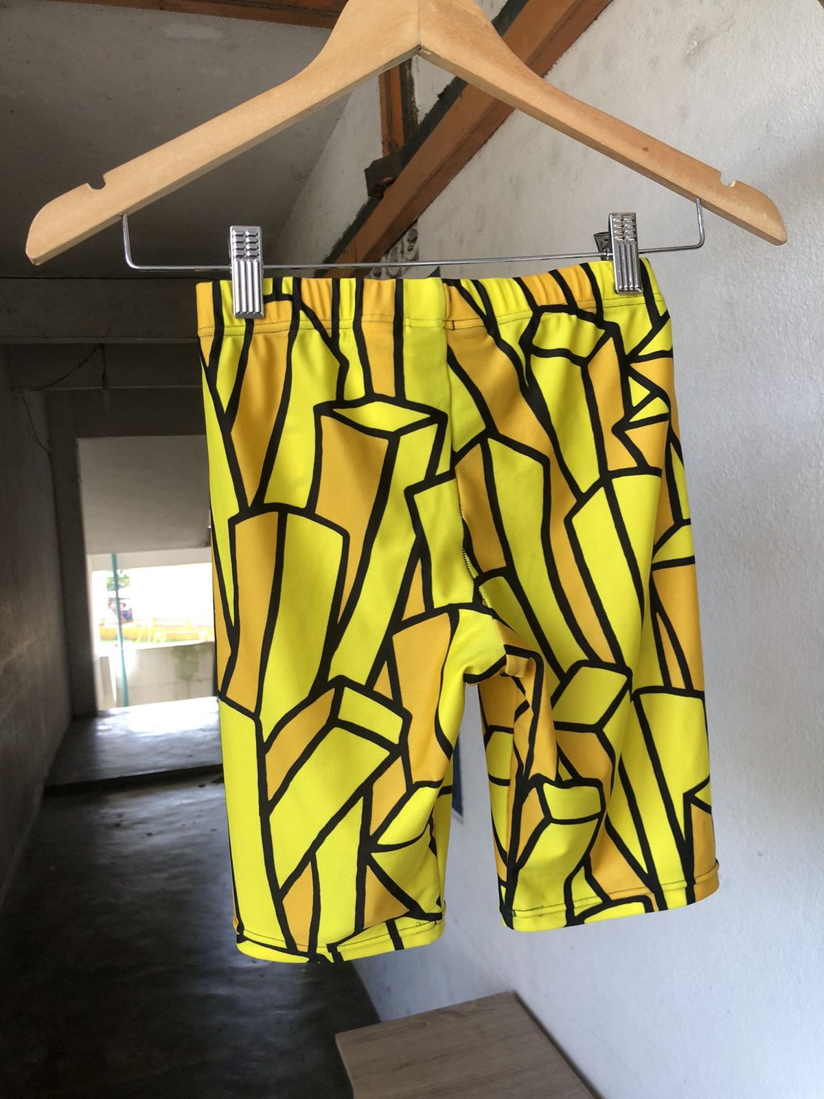 Adidas × Jeremy Scott Rare❗️Jeremy Scott x Adidas Short Pants with Fries Print Size US 28 / EU 44 - 10 Thumbnail