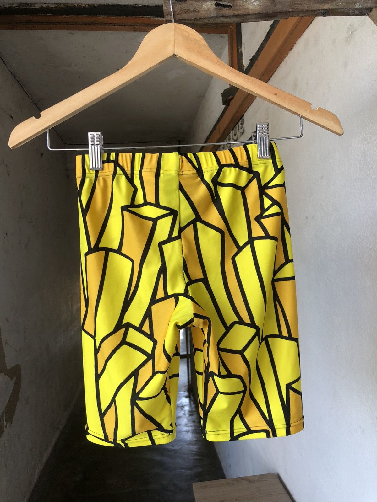 Adidas × Jeremy Scott Rare❗️Jeremy Scott x Adidas Short Pants with Fries Print Size US 28 / EU 44 - 3 Thumbnail