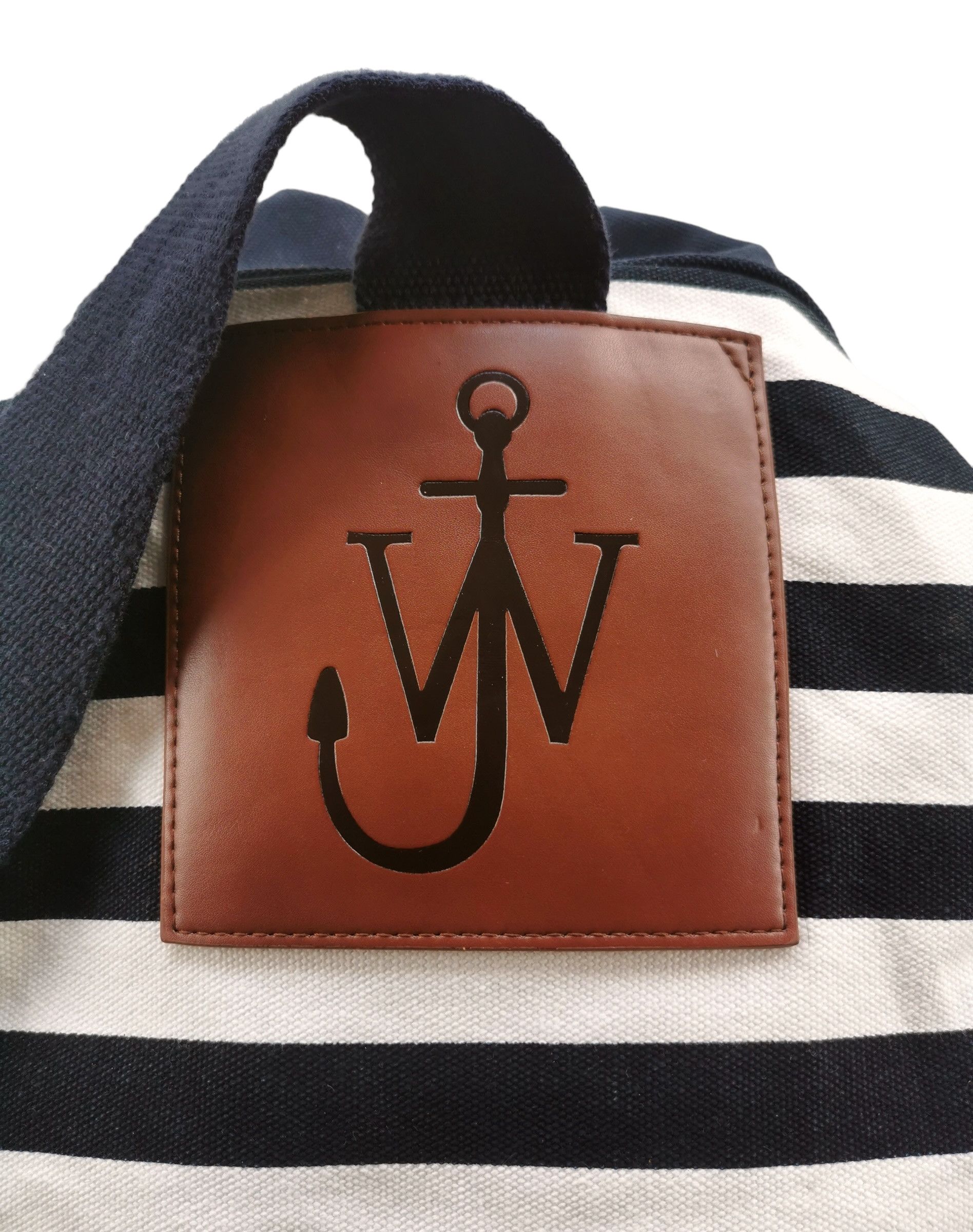 JW Anderson JW Anderson Canvas Sailor Stripe Drawstring Bag Size ONE SIZE - 1 Thumbnail