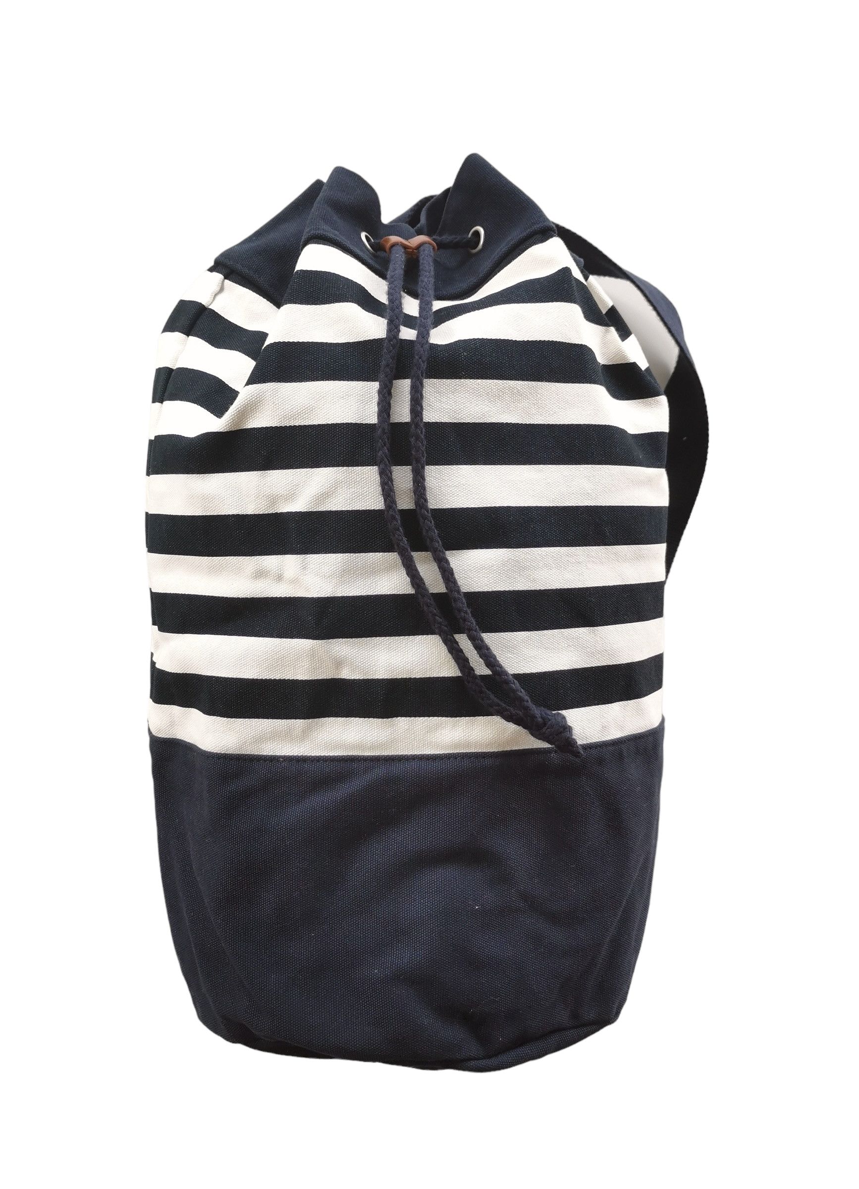 JW Anderson JW Anderson Canvas Sailor Stripe Drawstring Bag Size ONE SIZE - 4 Thumbnail