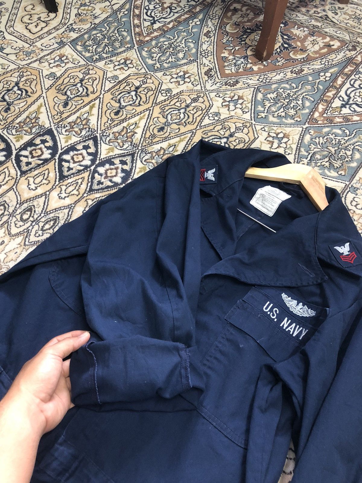 Vintage Vintage Us Navy Utility Coverall/Jumpsuit Size US XL / EU 56 / 4 - 12 Thumbnail