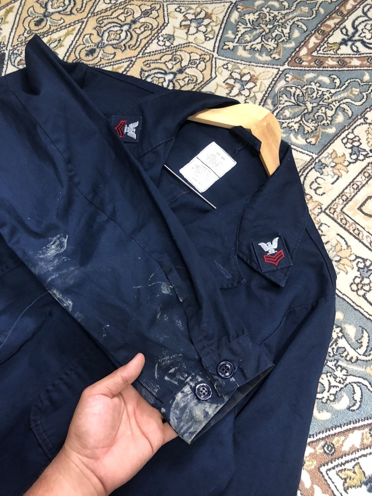 Vintage Vintage Us Navy Utility Coverall/Jumpsuit Size US XL / EU 56 / 4 - 11 Thumbnail