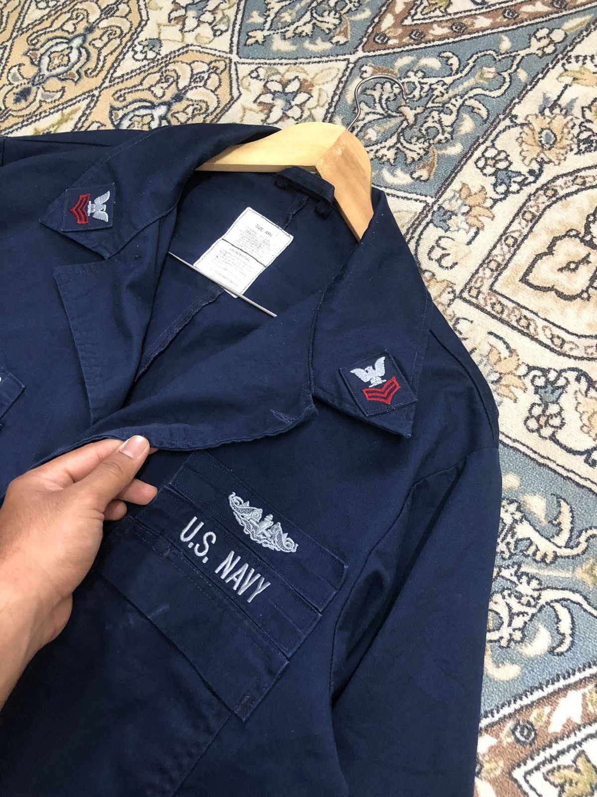 Vintage Vintage Us Navy Utility Coverall/Jumpsuit Size US XL / EU 56 / 4 - 7 Thumbnail