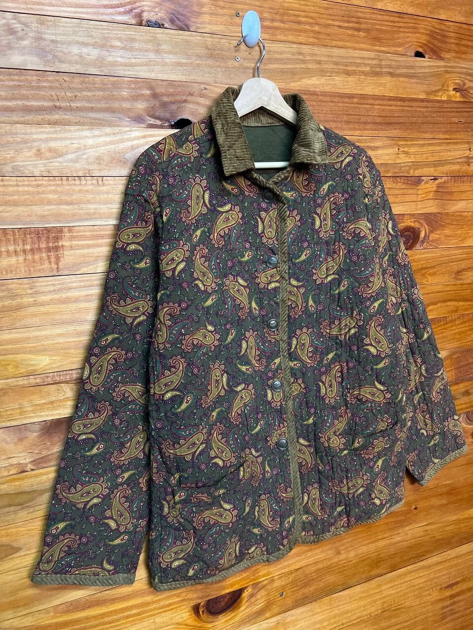 Banana Republic RARE🔥BANANA REPUBLIC REVERSIBLE PAISLEY PRINT JACKET Size US S / EU 44-46 / 1 - 2 Thumbnail