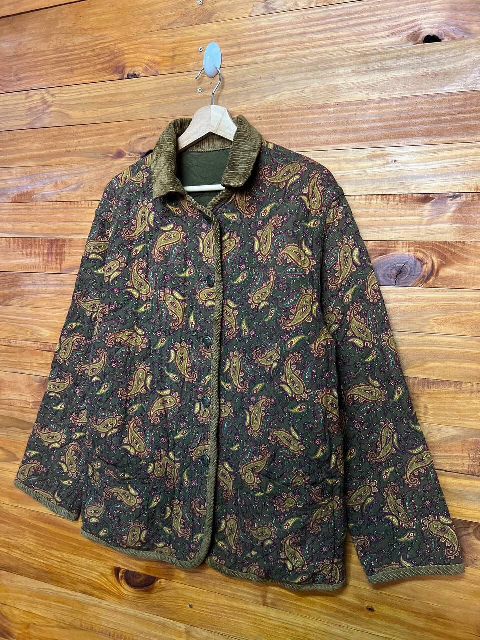 Banana Republic RARE🔥BANANA REPUBLIC REVERSIBLE PAISLEY PRINT JACKET Size US S / EU 44-46 / 1 - 3 Thumbnail
