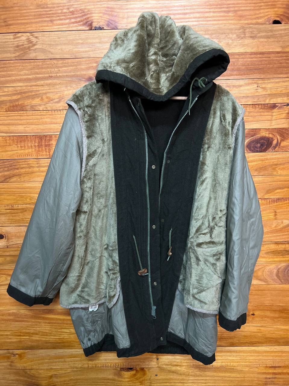 Japanese Brand SIMPLE LIFE WOOL HOODIE JACKET Size US L / EU 52-54 / 3 - 14 Thumbnail