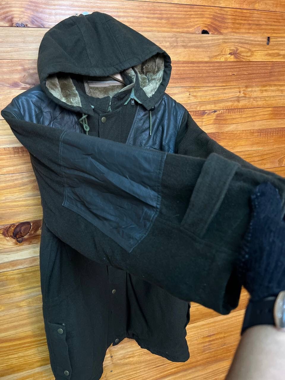 Japanese Brand SIMPLE LIFE WOOL HOODIE JACKET Size US L / EU 52-54 / 3 - 7 Thumbnail
