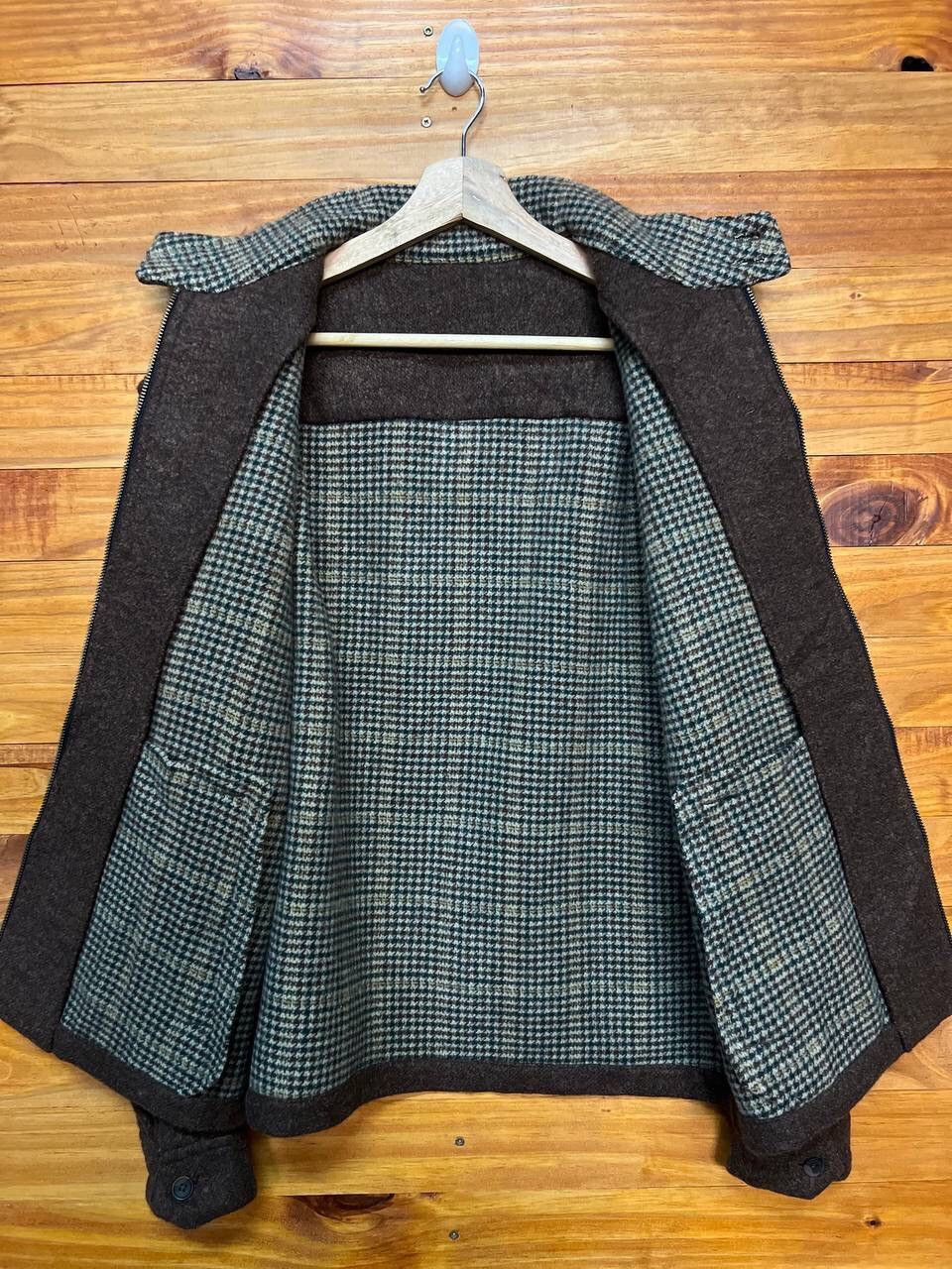 Japanese Brand VINTAGE WOOL ZIPPER JACKET Size US M / EU 48-50 / 2 - 9 Thumbnail