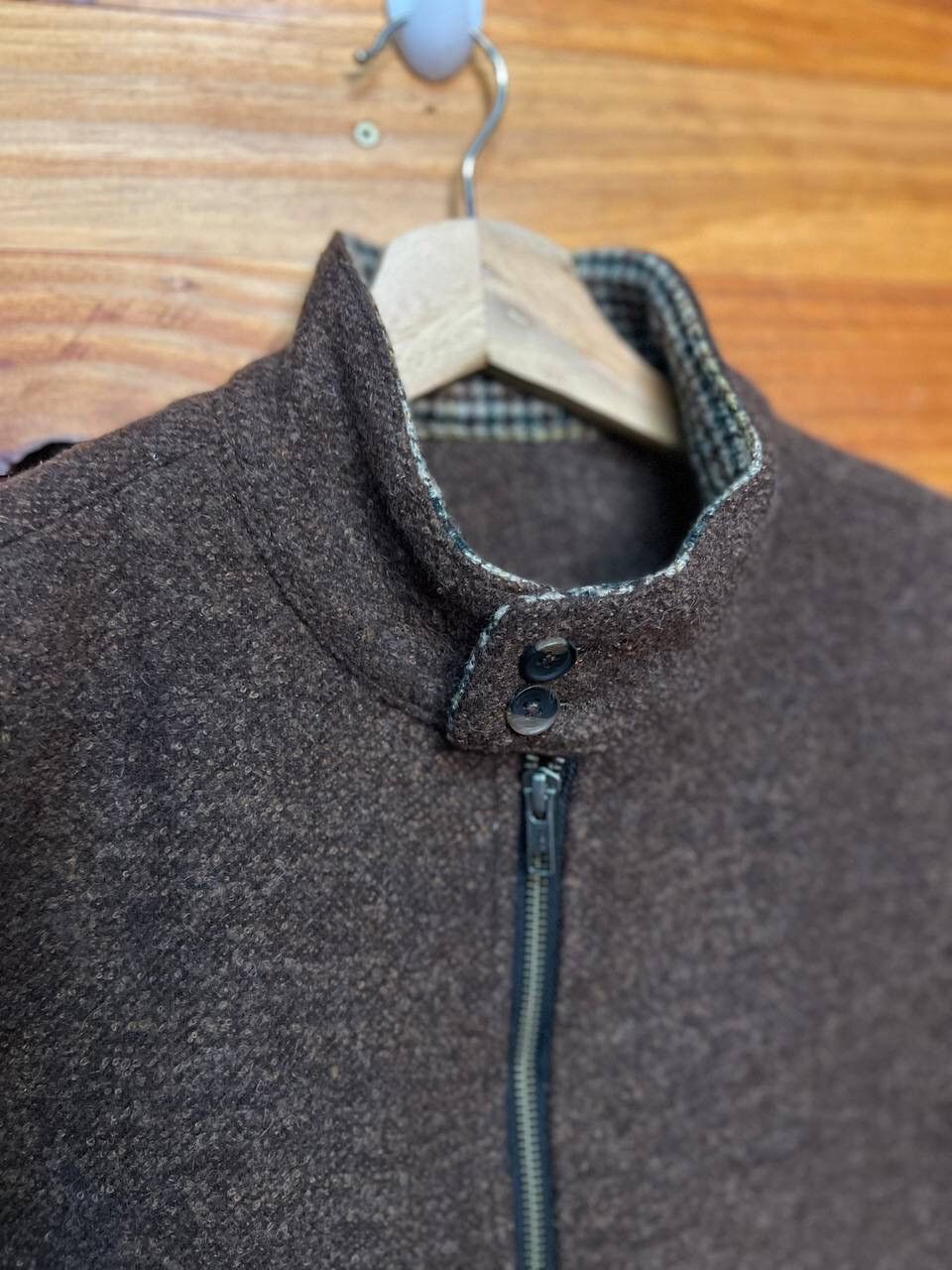Japanese Brand VINTAGE WOOL ZIPPER JACKET Size US M / EU 48-50 / 2 - 6 Thumbnail