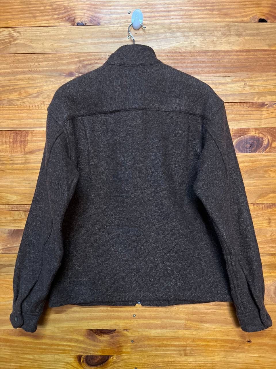 Japanese Brand VINTAGE WOOL ZIPPER JACKET Size US M / EU 48-50 / 2 - 7 Thumbnail