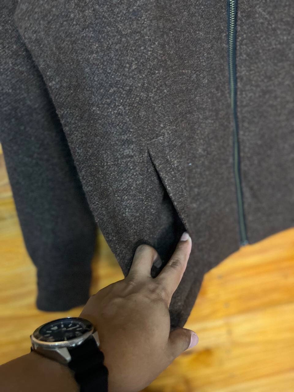 Japanese Brand VINTAGE WOOL ZIPPER JACKET Size US M / EU 48-50 / 2 - 4 Thumbnail