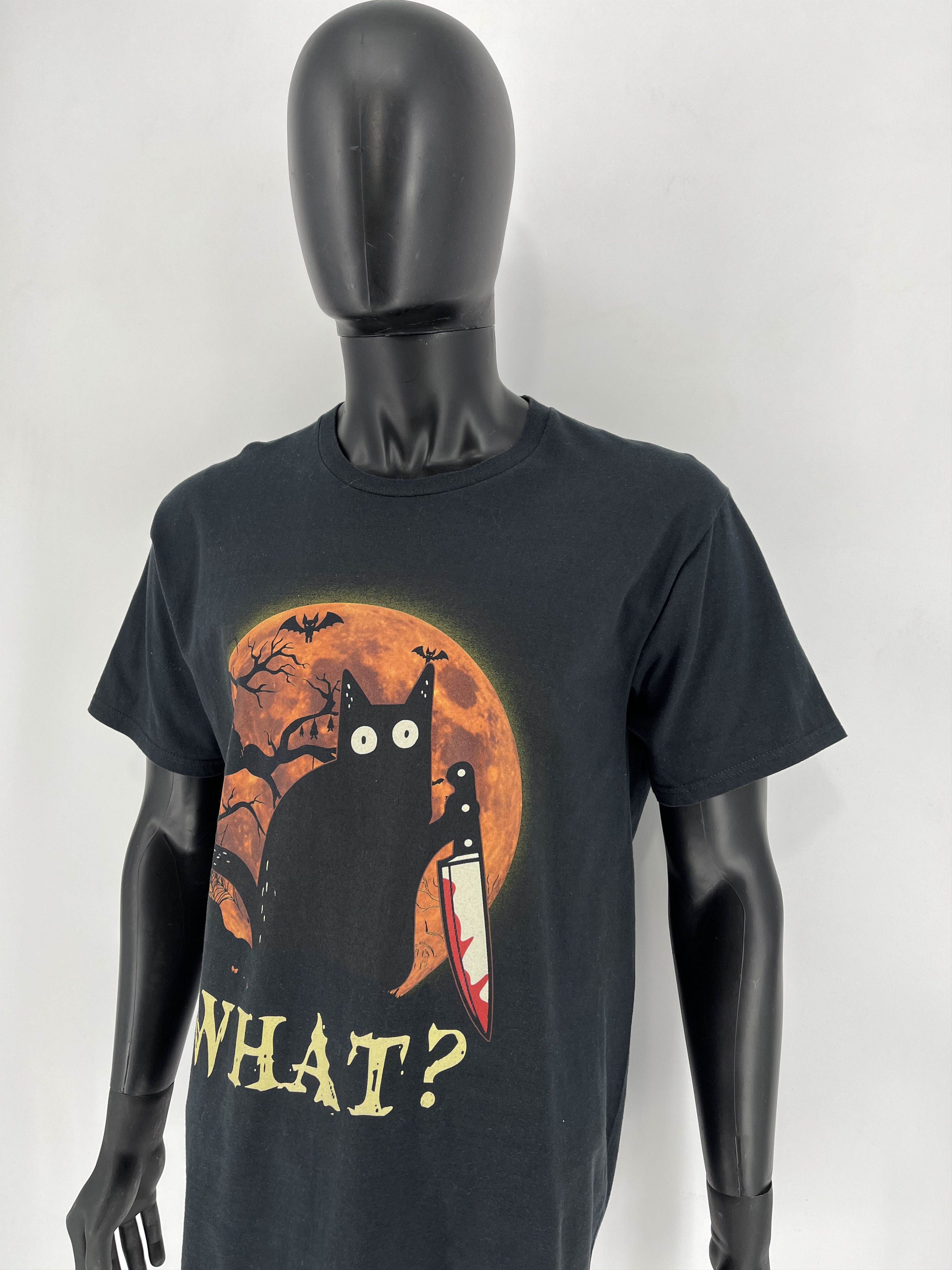 Other Vintage 90s Adult “What ??” Humor Tee Streetwear Dead Face Size US L / EU 52-54 / 3 - 4 Thumbnail