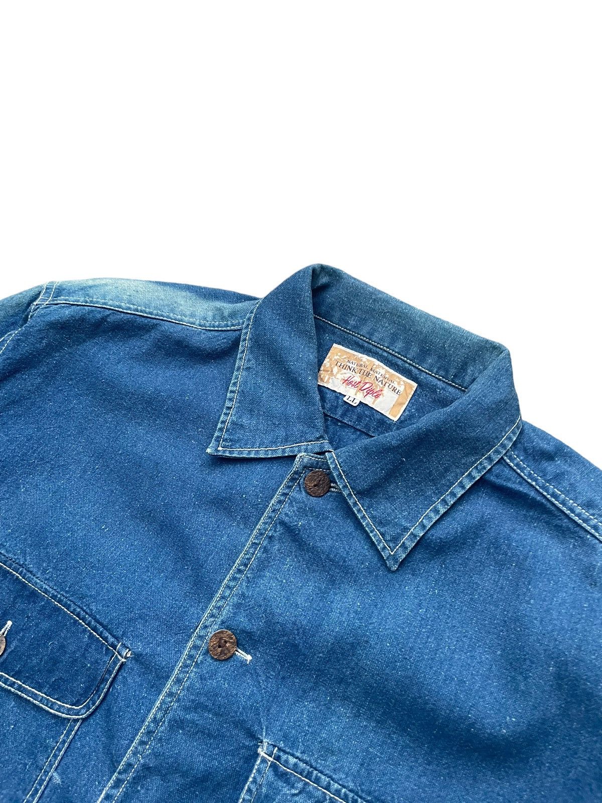 Japanese Brand Host Diple Denim Shirt Size US XL / EU 56 / 4 - 6 Thumbnail