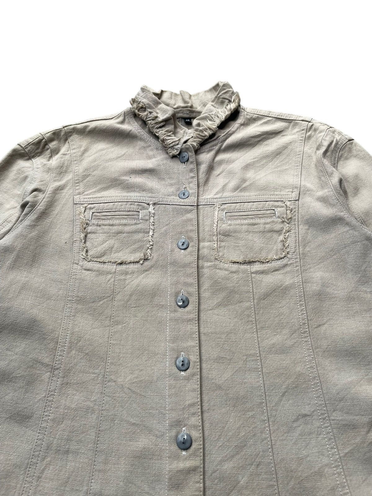 Japanese Brand Intellection Denim Shirt Size M / US 6-8 / IT 42-44 - 3 Thumbnail