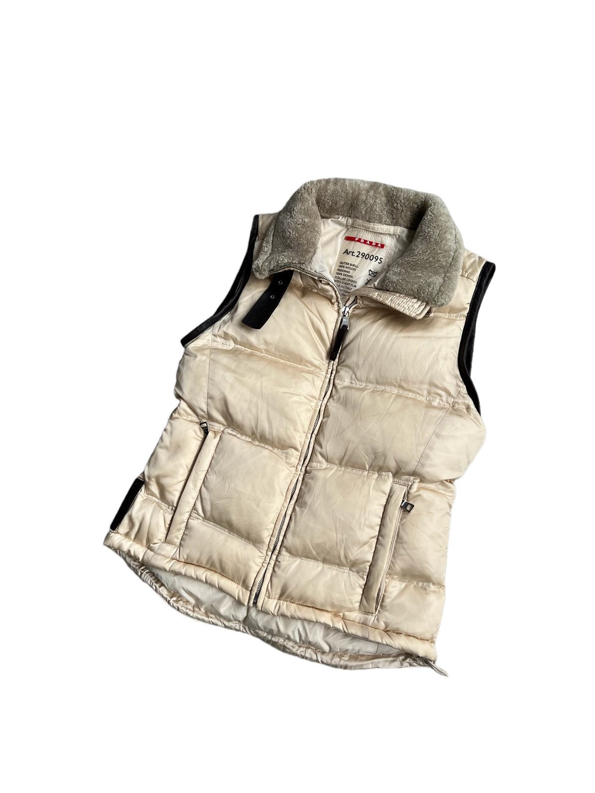 Prada × Vintage 🔥Archive Prada Women's Down Gilet/Prada Nylon