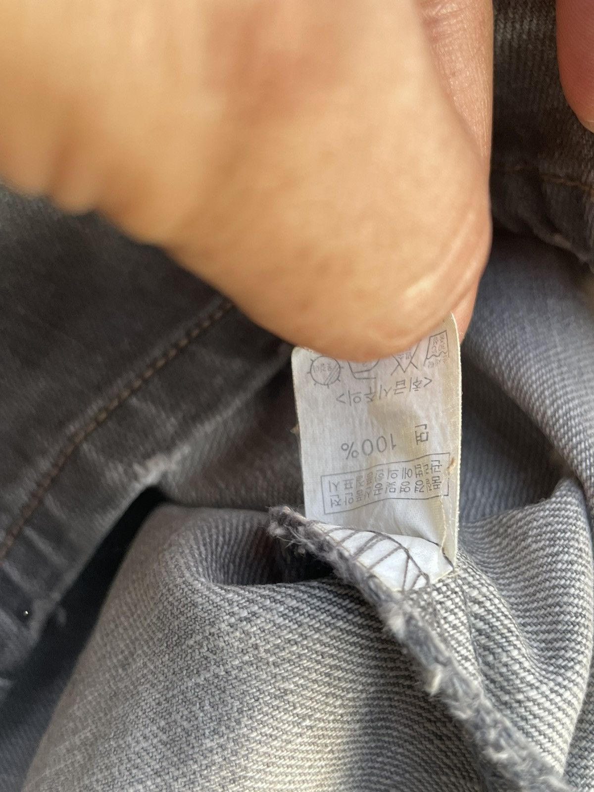 Japanese Brand JLJ Bleached Distresed Denim Shirt Size US M / EU 48-50 / 2 - 7 Thumbnail