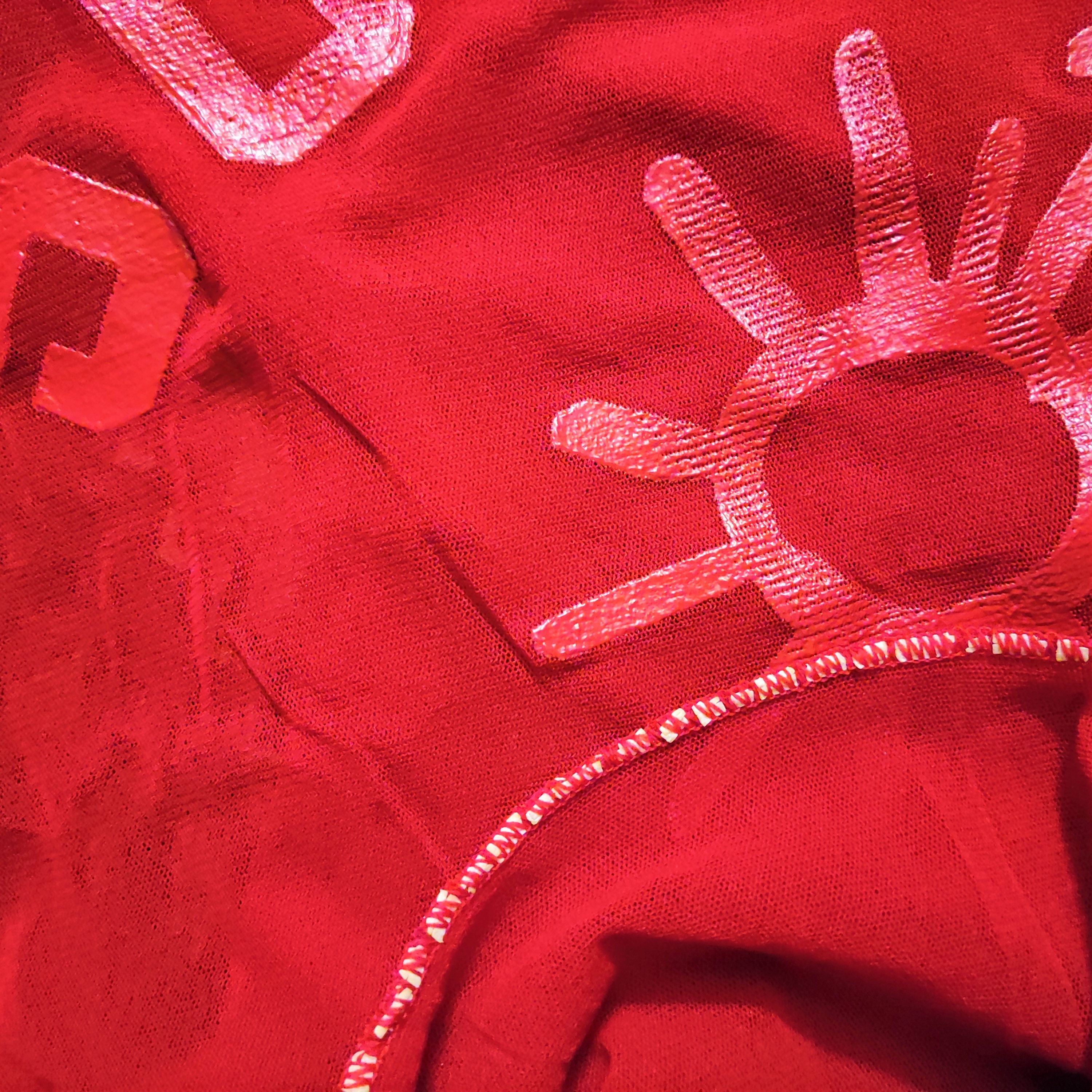Jean Paul Gaultier Jean Paul Gaultier Red Soleil Logo Mesh Top Pareo Dress Size S / US 4 / IT 40 - 12 Thumbnail