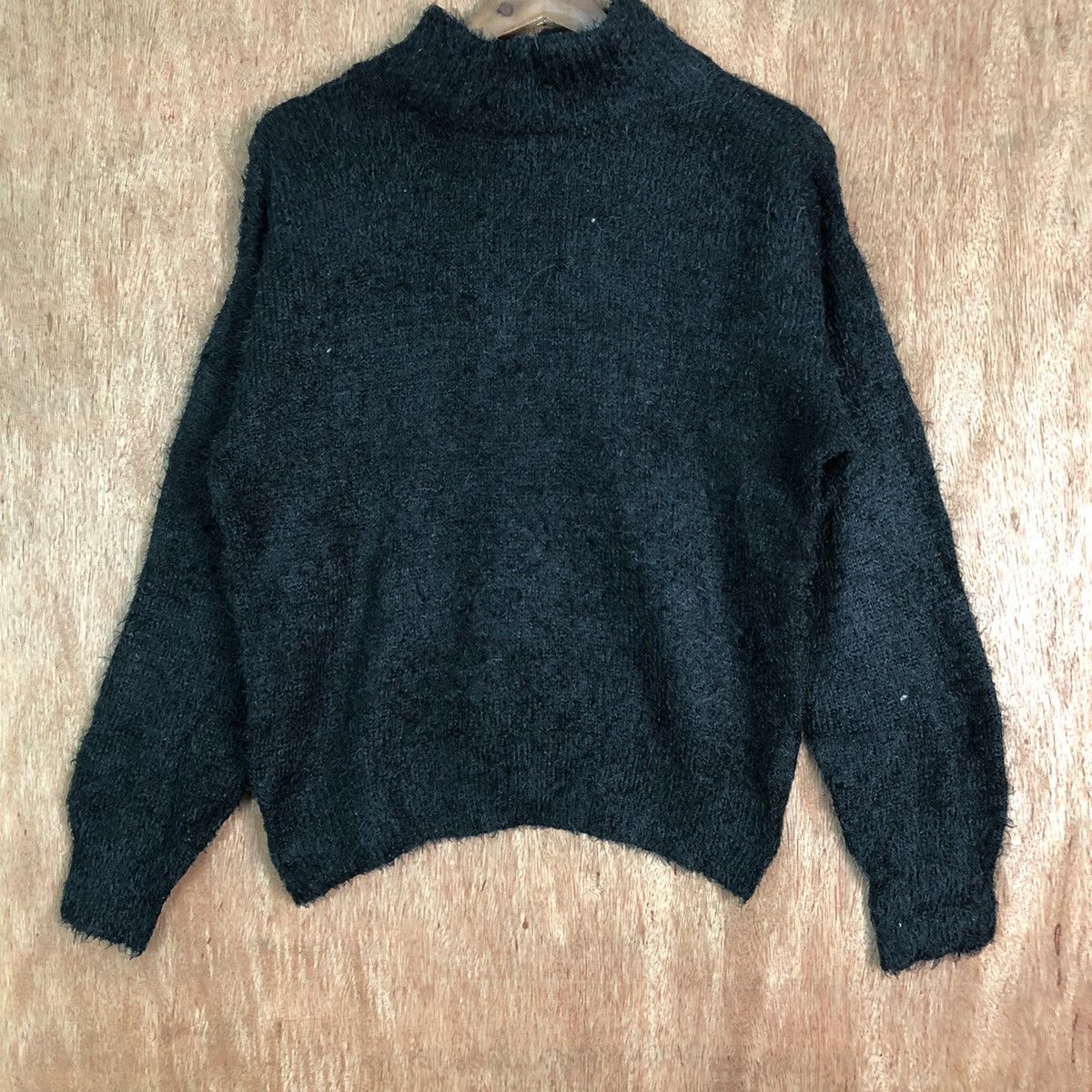 Grailed GU Black Shag Shaggy Fur Mohair Knitwear #6555 Size US M / EU 48-50 / 2 - 3 Thumbnail
