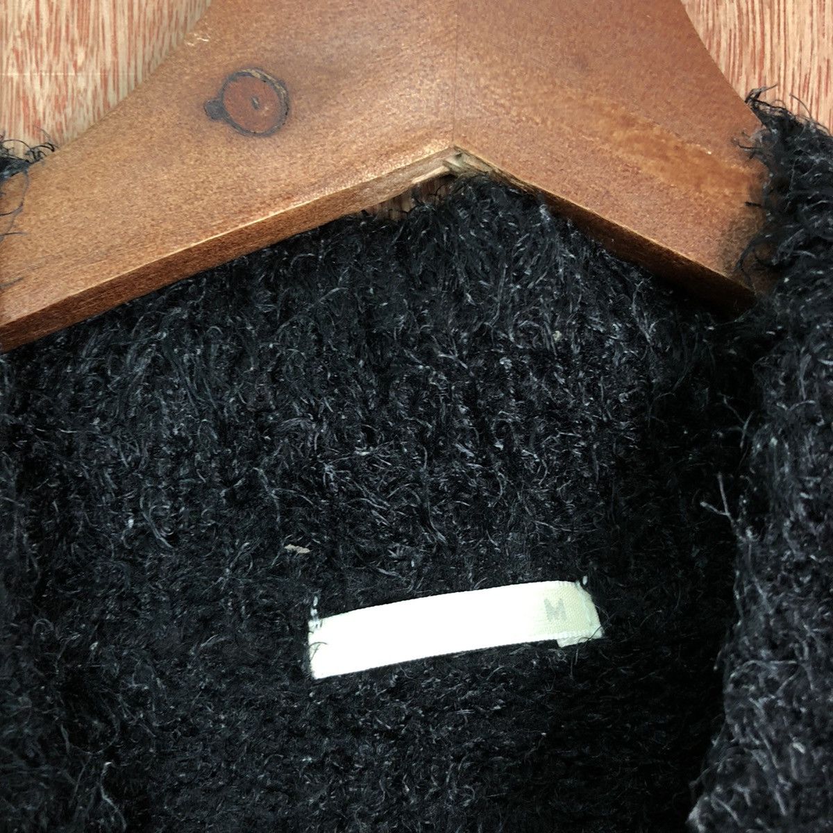 Grailed GU Black Shag Shaggy Fur Mohair Knitwear #6555 Size US M / EU 48-50 / 2 - 8 Thumbnail