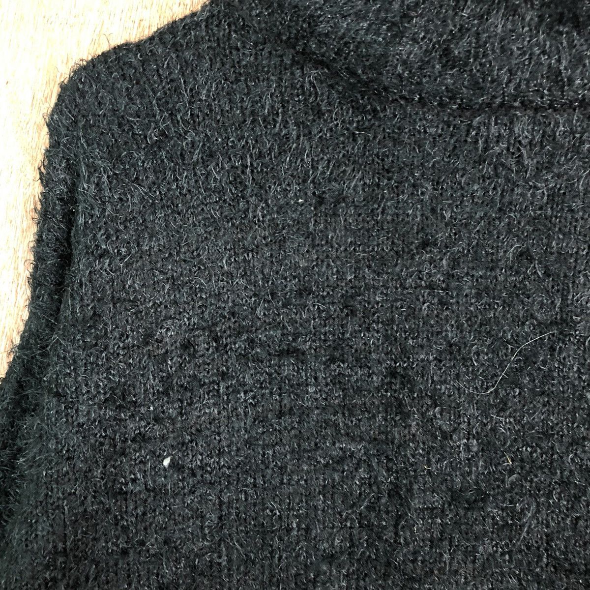 Grailed GU Black Shag Shaggy Fur Mohair Knitwear #6555 Size US M / EU 48-50 / 2 - 6 Thumbnail