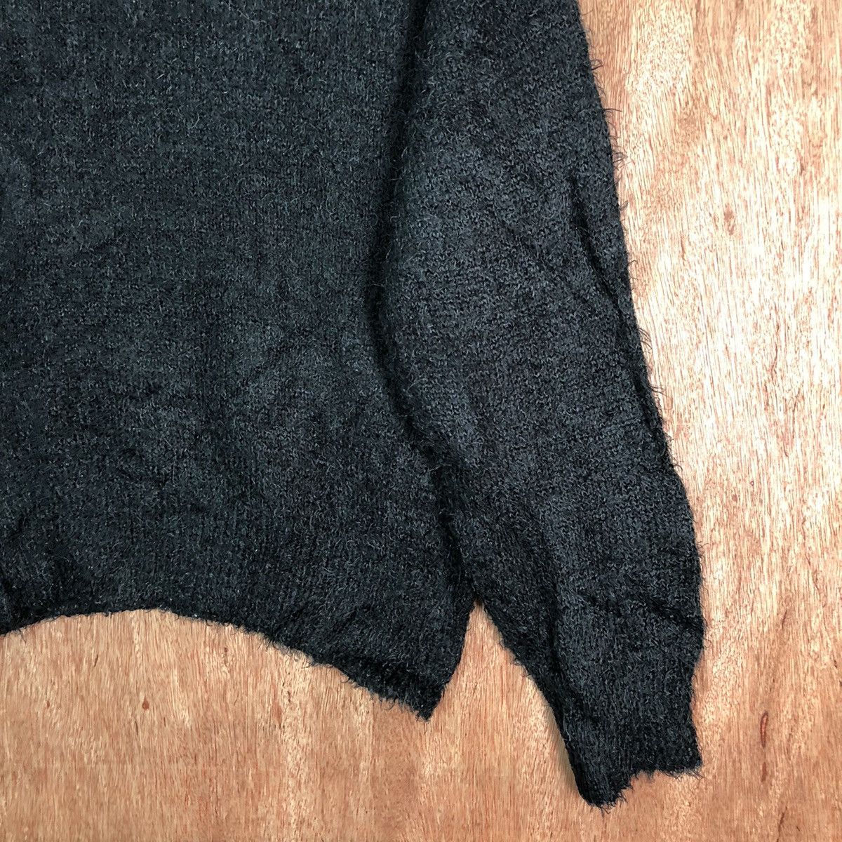 Grailed GU Black Shag Shaggy Fur Mohair Knitwear #6555 Size US M / EU 48-50 / 2 - 12 Thumbnail