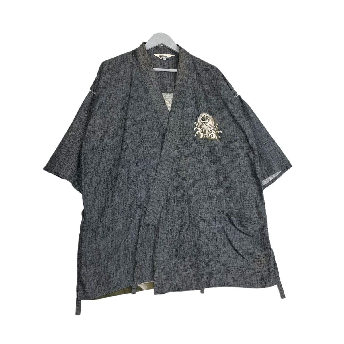 Japanese Brand × Vintage 💥VINTAGE GONZO JAPAN KIMONO JAPAN SHORT SLEEVE Size US L / EU 52-54 / 3 - 4 Thumbnail