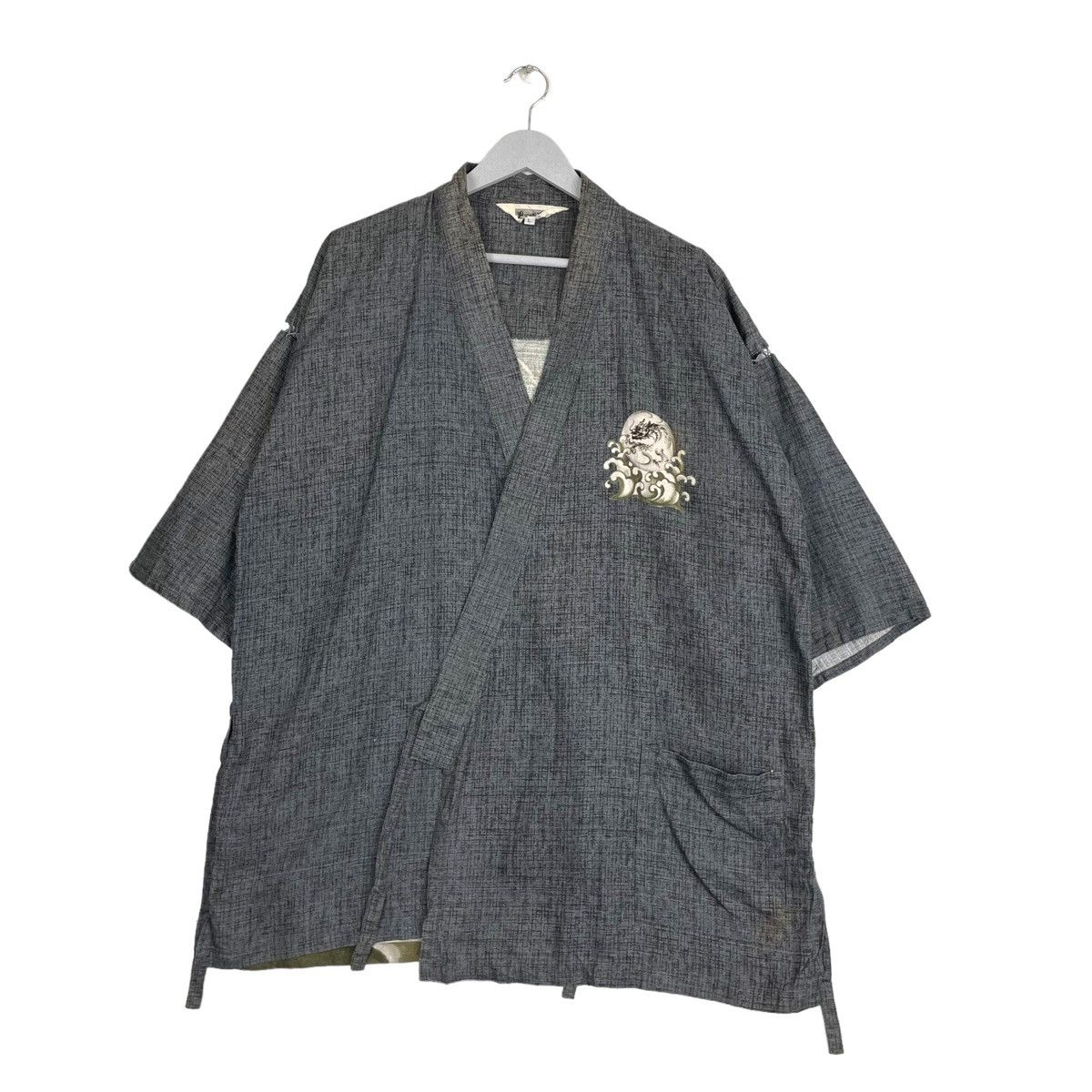 Japanese Brand × Vintage 💥VINTAGE GONZO JAPAN KIMONO JAPAN SHORT SLEEVE Size US L / EU 52-54 / 3 - 2 Thumbnail