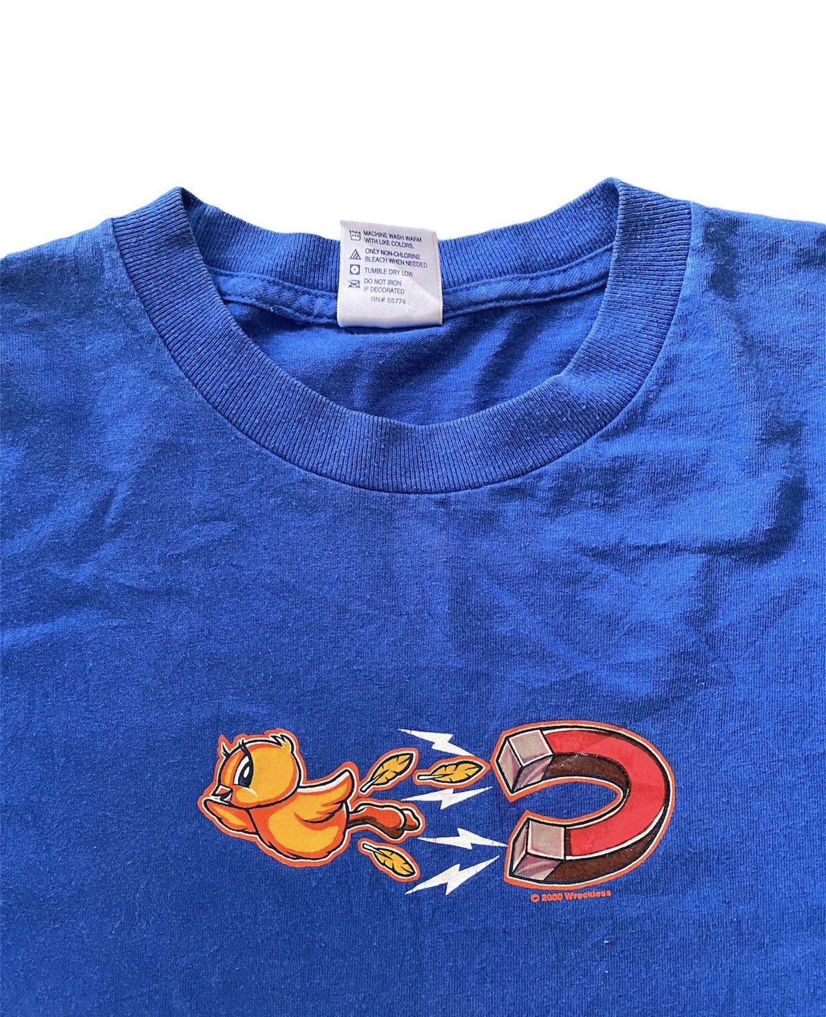 Japanese Brand 2000 Wreckless anima apple rap tee Size US M / EU 48-50 / 2 - 1 Thumbnail