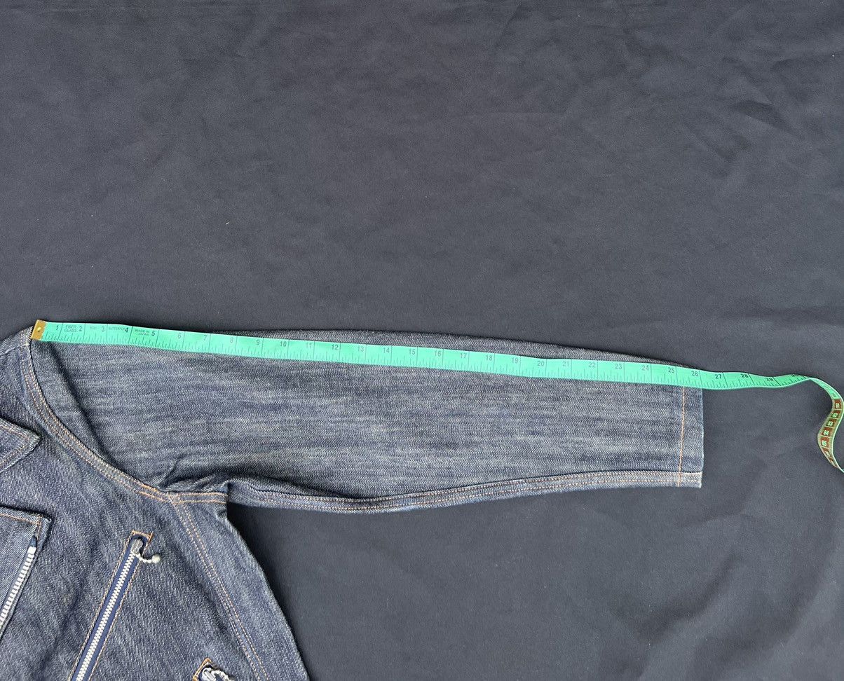 Japanese Brand Superlovers Lovers Rock Double Collar Denim Punk Jacket Size US M / EU 48-50 / 2 - 3 Thumbnail