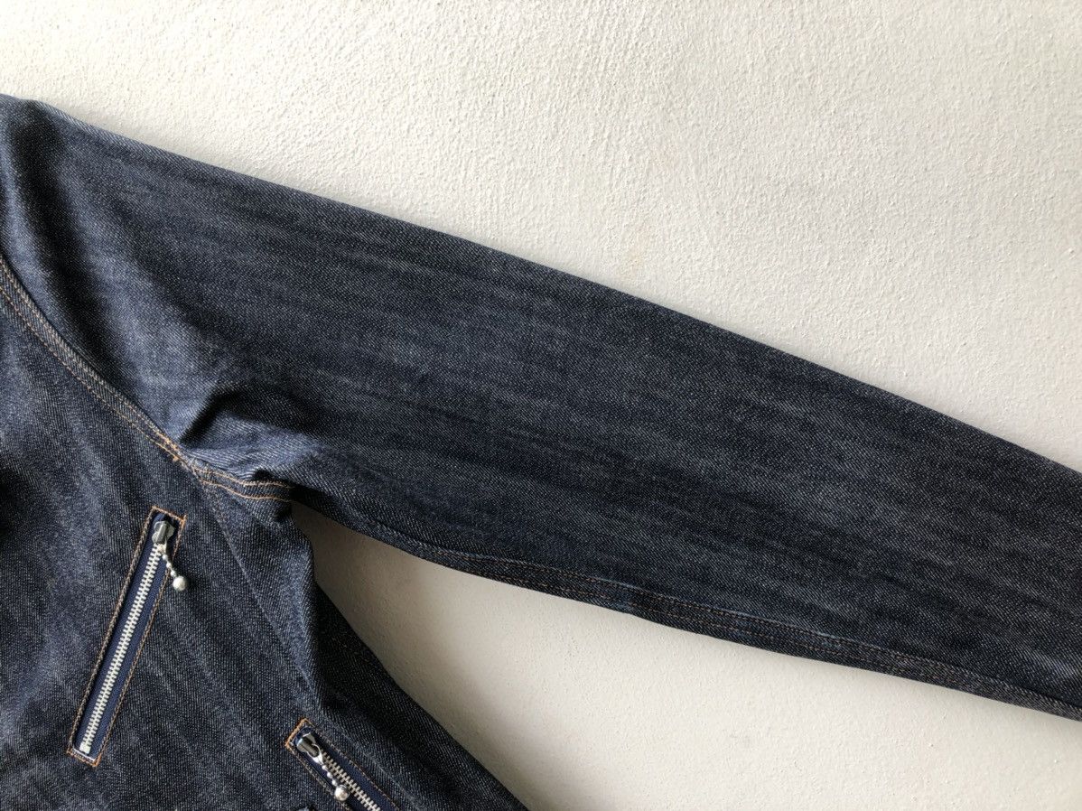 Japanese Brand Superlovers Lovers Rock Double Collar Denim Punk Jacket Size US M / EU 48-50 / 2 - 11 Thumbnail