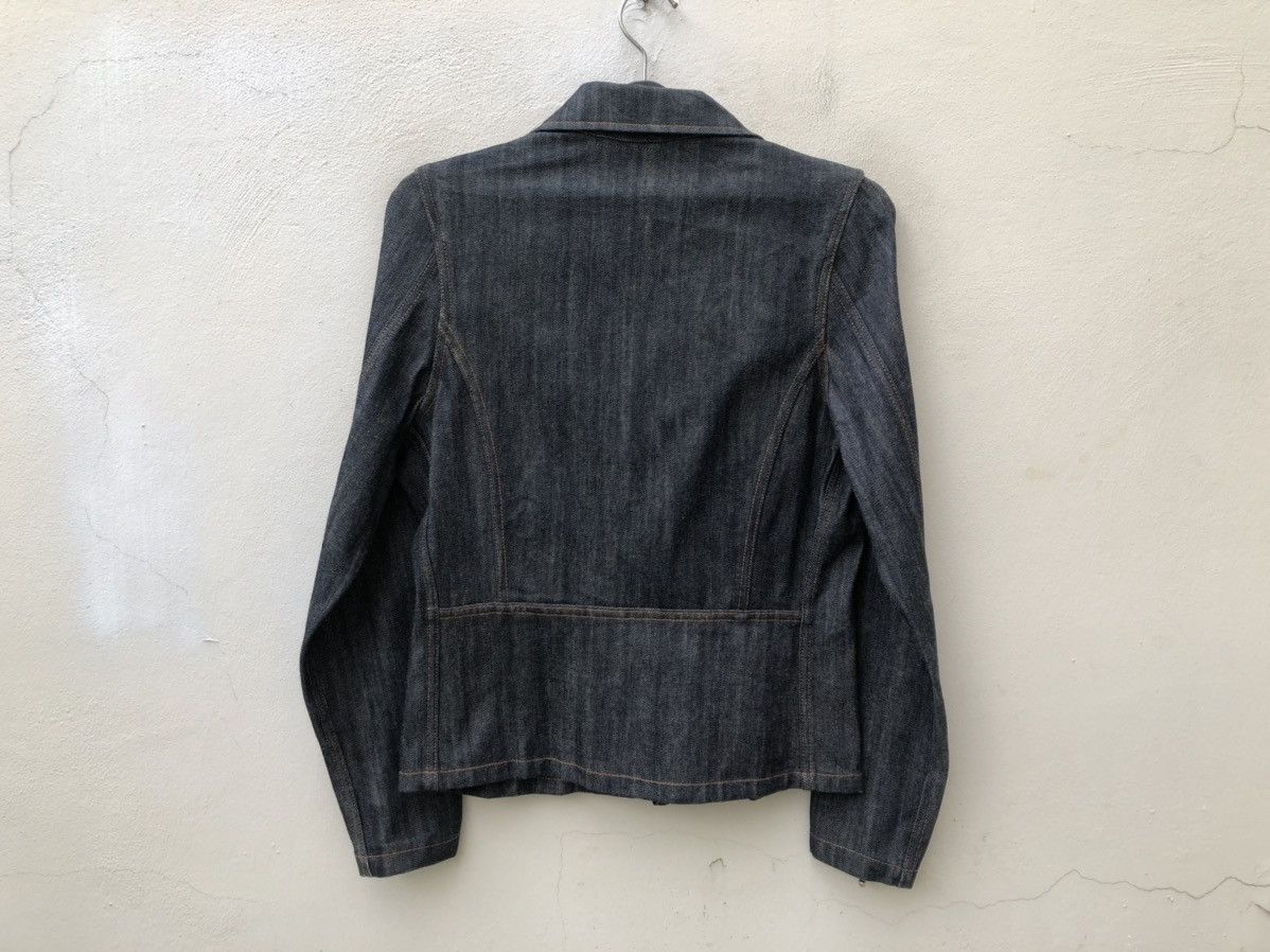 Japanese Brand Superlovers Lovers Rock Double Collar Denim Punk Jacket Size US M / EU 48-50 / 2 - 13 Thumbnail