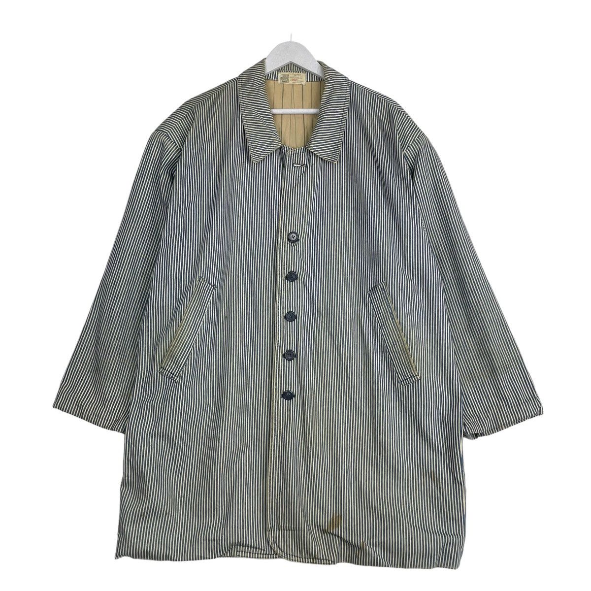 45rpm × Indigo × Japanese Brand 💥BALLOW JAPAN HICKORY INSPIRED KAPITAL JACKET Size US XL / EU 56 / 4 - 2 Thumbnail
