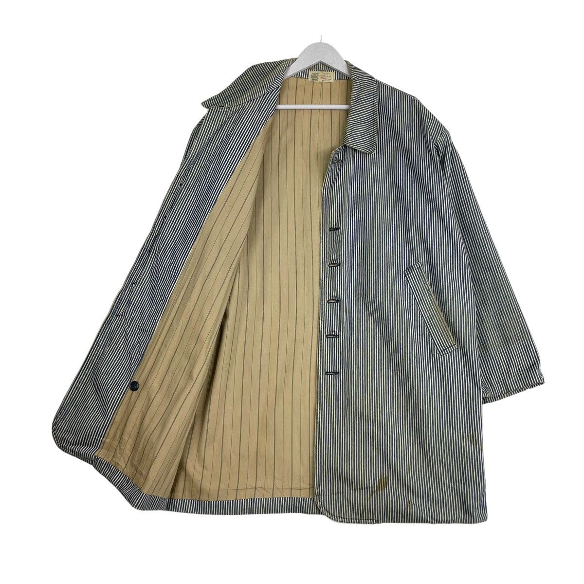45rpm × Indigo × Japanese Brand 💥BALLOW JAPAN HICKORY INSPIRED KAPITAL JACKET Size US XL / EU 56 / 4 - 1 Thumbnail