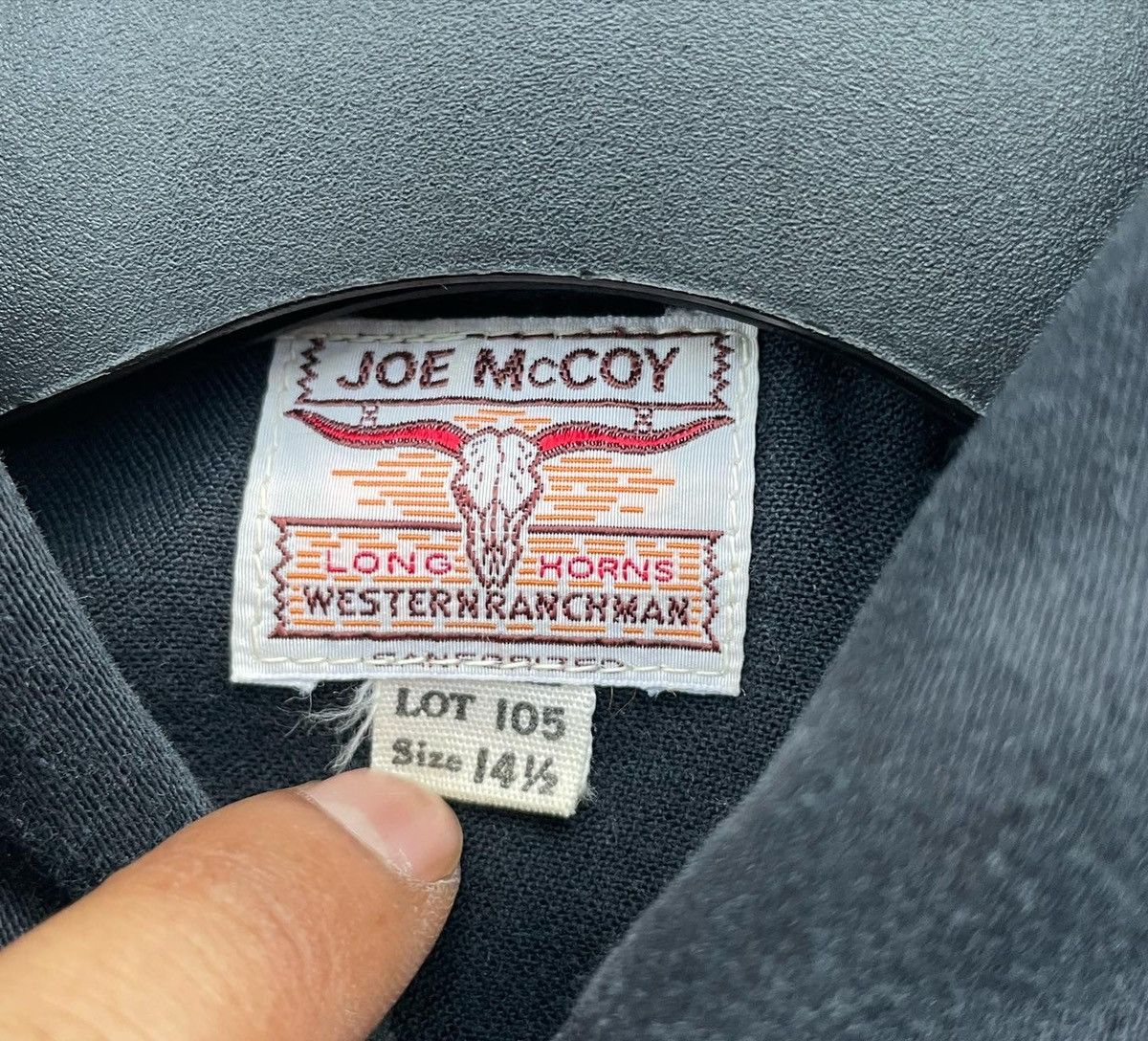 The Real McCoy's Joe McCoy Long Horns Lot 105 Western Shirt Size US M / EU 48-50 / 2 - 8 Thumbnail