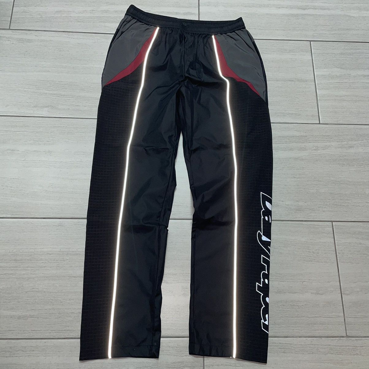 image of Daily Paper 3M Track Pants in Black, Men's (Size 32)