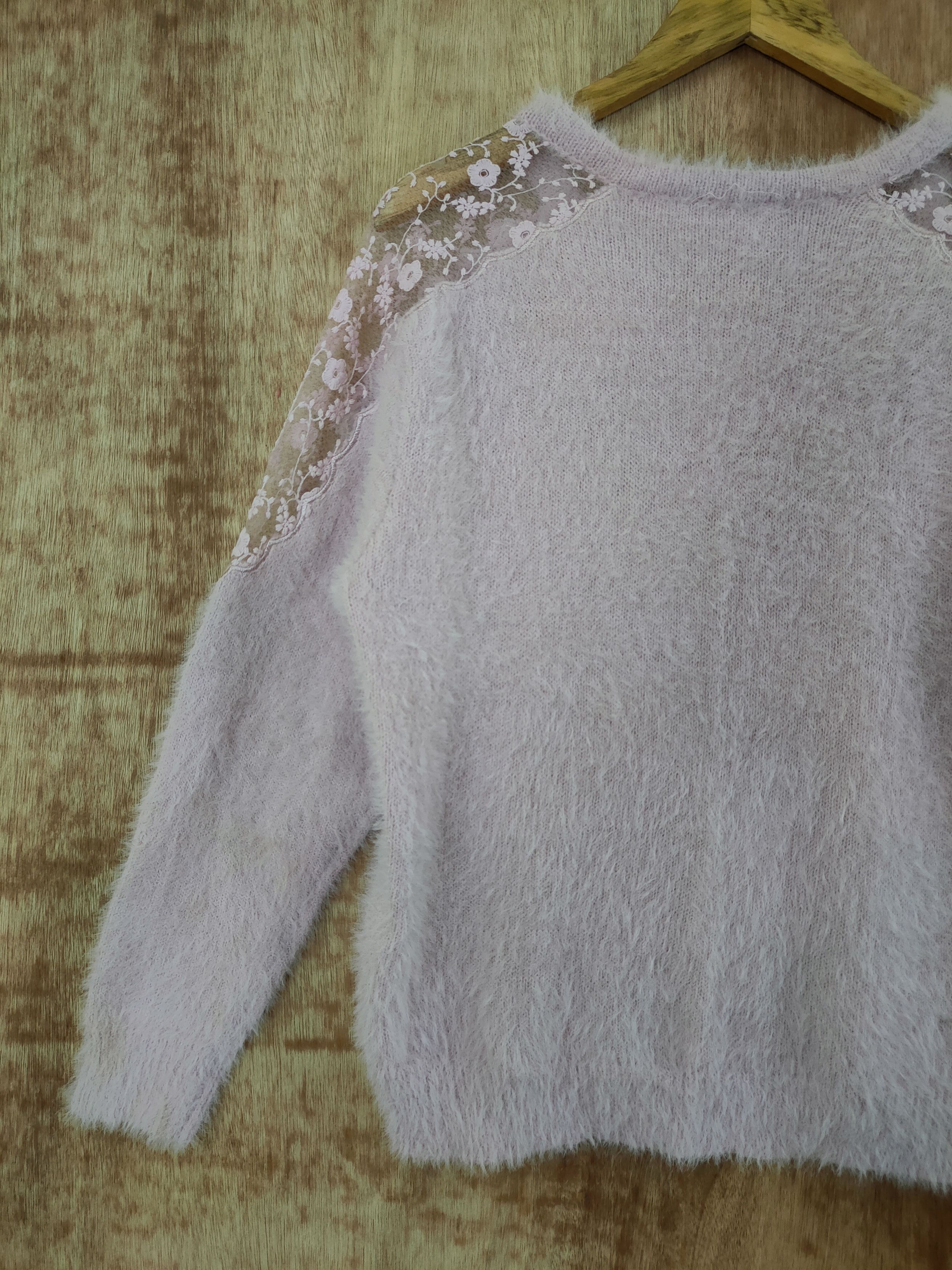 Homespun Knitwear D Igni mohair soft fur knitwear crop top streetwear #46-552 Size US S / EU 44-46 / 1 - 9 Thumbnail