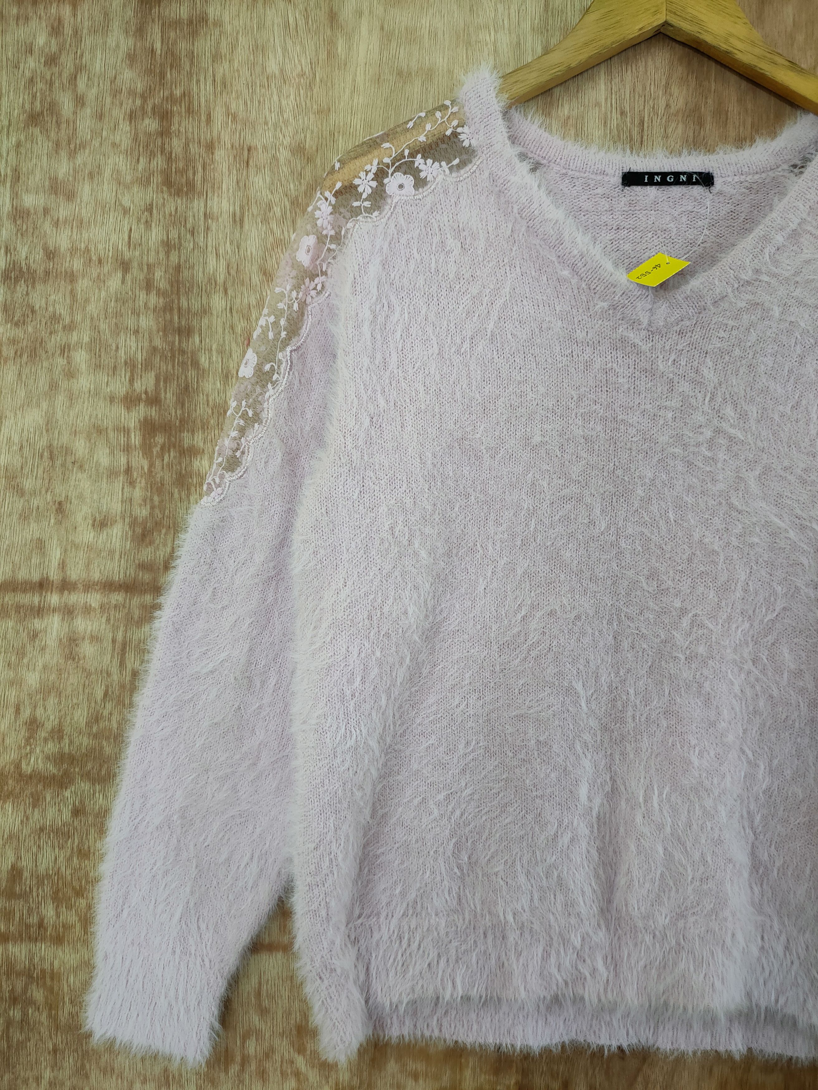 Homespun Knitwear D Igni mohair soft fur knitwear crop top streetwear #46-552 Size US S / EU 44-46 / 1 - 2 Thumbnail