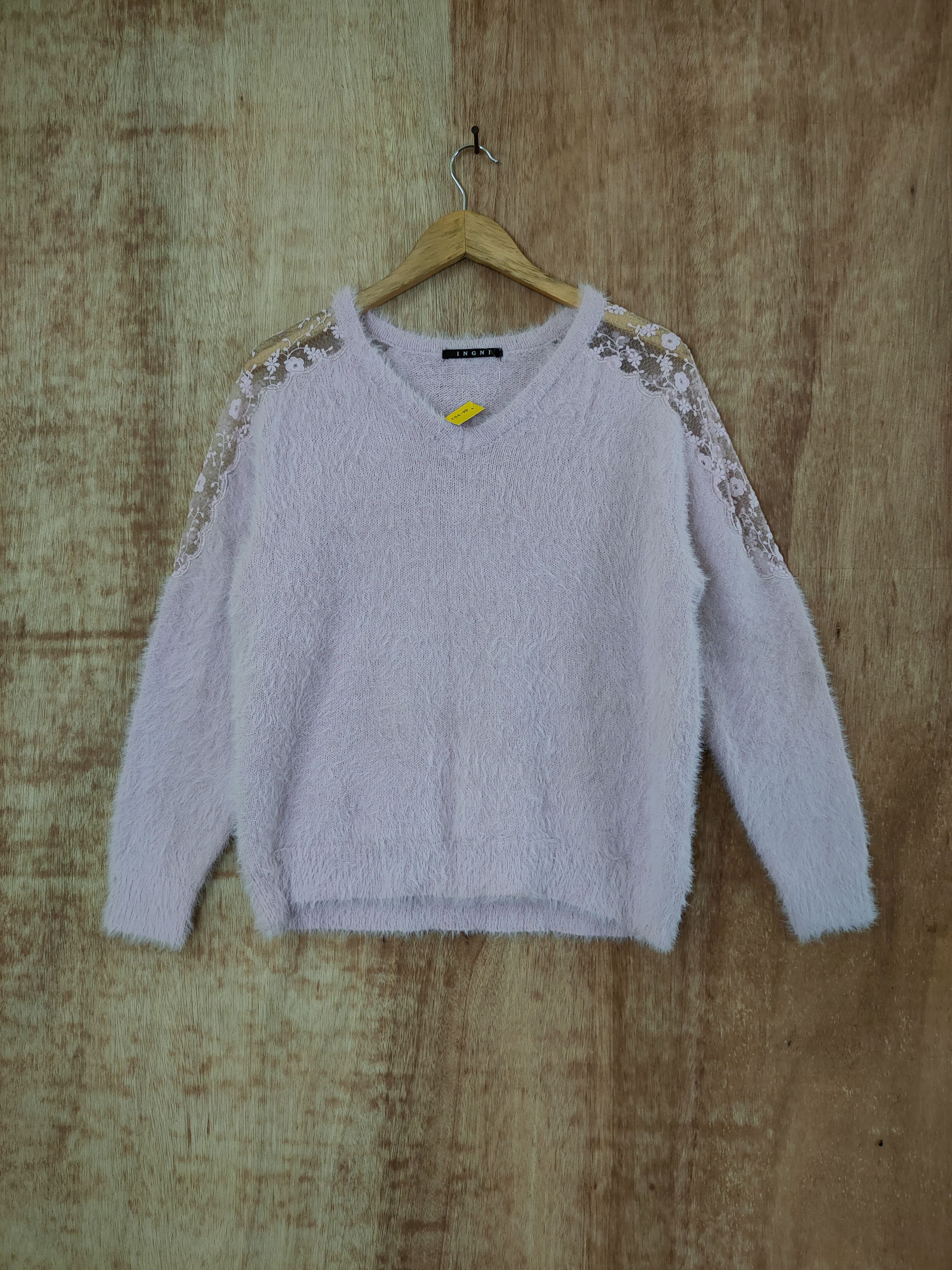 Homespun Knitwear D Igni mohair soft fur knitwear crop top streetwear #46-552 Size US S / EU 44-46 / 1 - 1 Thumbnail