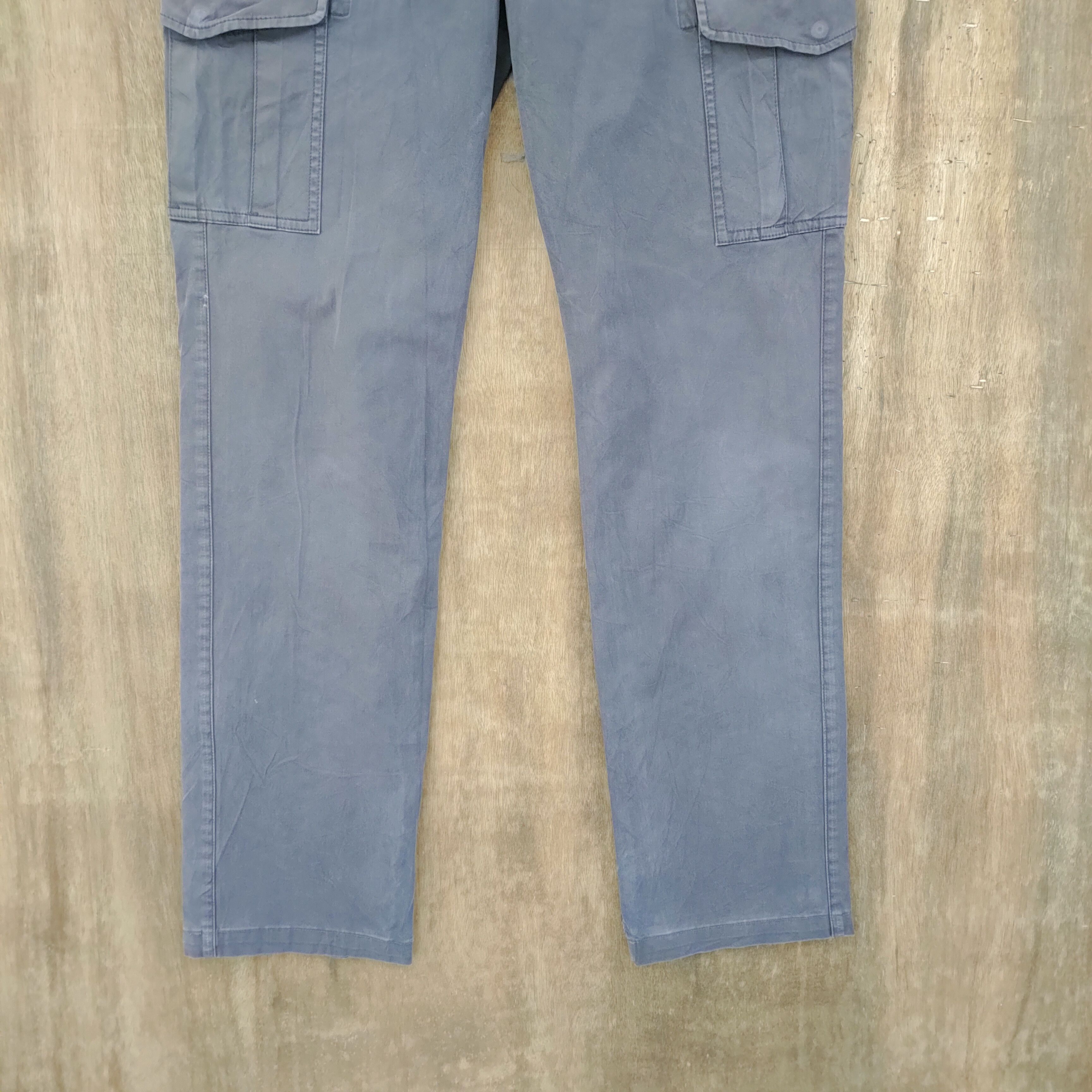 Japanese Brand JAPANESE BRAND FADED CARGO PANTS SKINNY STYLE Size US 29 - 3 Thumbnail