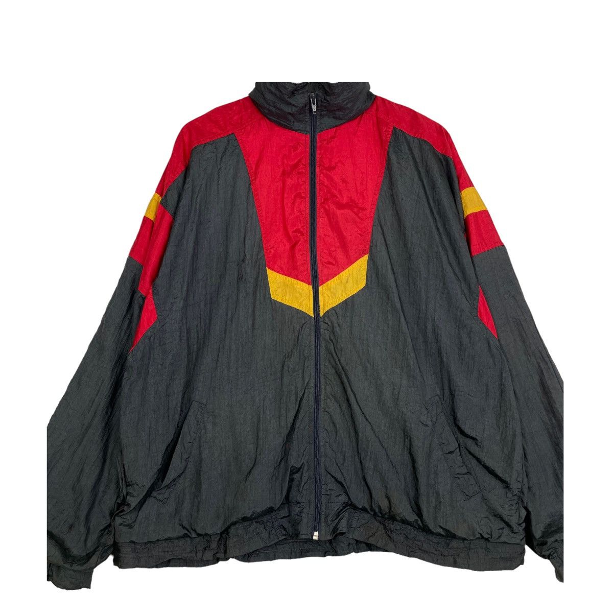 Japanese Brand 💥90s AKITA JAPAN WINDBREAKER SPORT ZIPPER JACKET Size US L / EU 52-54 / 3 - 5 Thumbnail