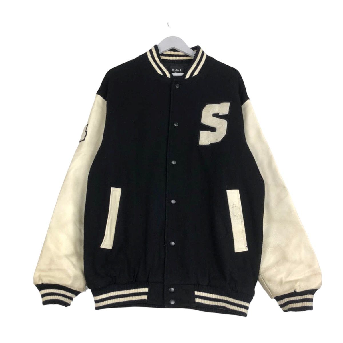 Hysteric Glamour × Japanese Brand 💥 KUI JAPAN VARSITY BOMBER JACKET Size US XL / EU 56 / 4 - 1 Thumbnail