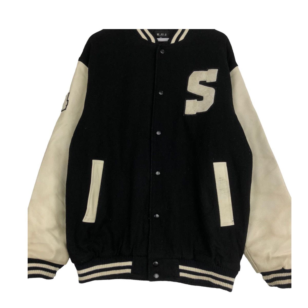 Hysteric Glamour × Japanese Brand 💥 KUI JAPAN VARSITY BOMBER JACKET Size US XL / EU 56 / 4 - 4 Thumbnail