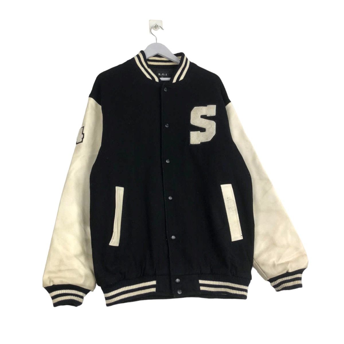 Hysteric Glamour × Japanese Brand 💥 KUI JAPAN VARSITY BOMBER JACKET Size US XL / EU 56 / 4 - 3 Thumbnail