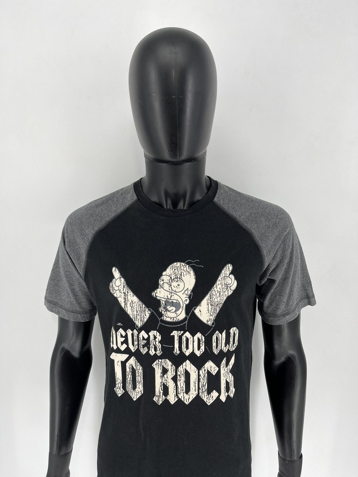 The Simpsons × Vintage Vintage Y2K The Simpsons Never Too To Rock 2006 Size US M / EU 48-50 / 2 - 6 Thumbnail